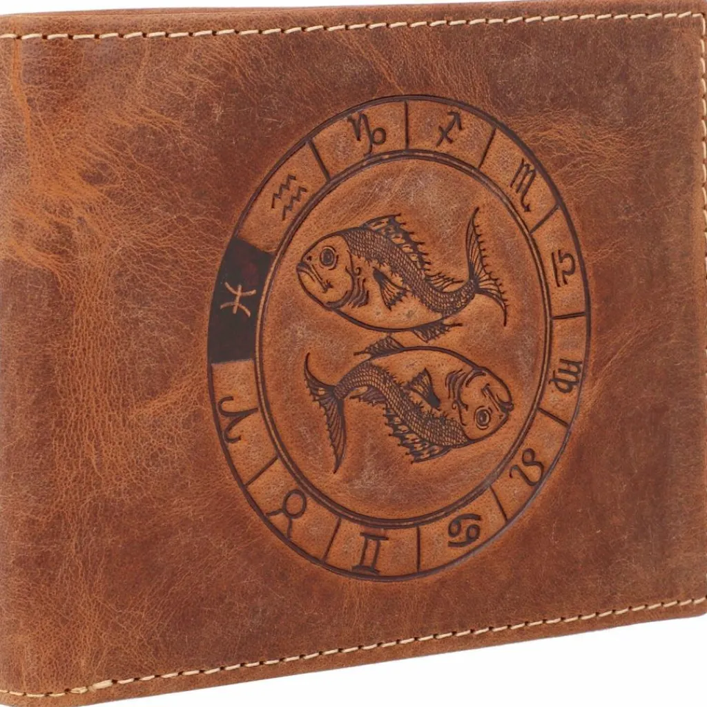 Online Greenburry Vintage Geldbörse Leder 12 cm fische