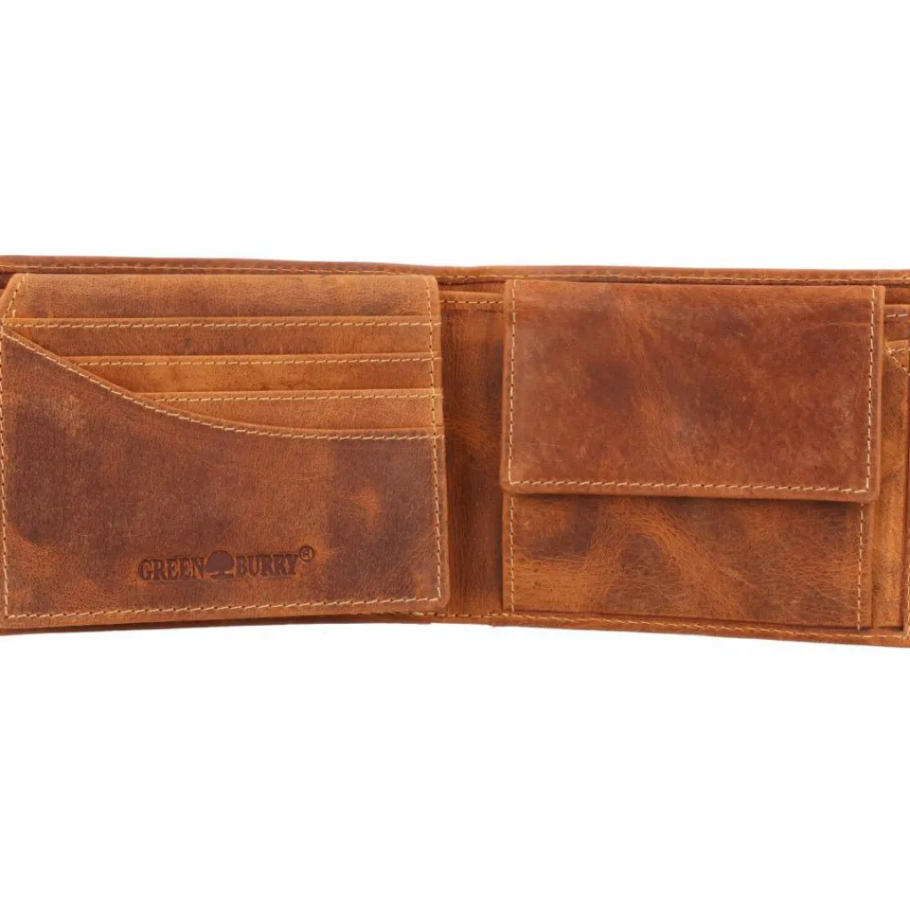 Online Greenburry Vintage Geldbörse Leder 12 cm fische