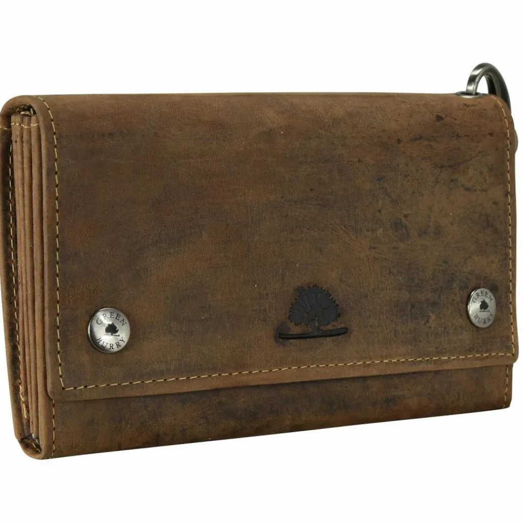 Greenburry Vintage Geldbörse I Leder 17 cm braun