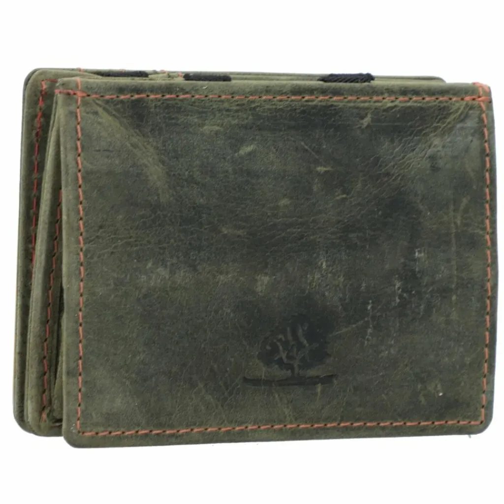 Discount Greenburry Vintage Geldbörse Leder 7.5 cm bottle green