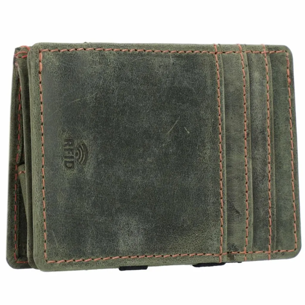 Discount Greenburry Vintage Geldbörse Leder 7.5 cm bottle green