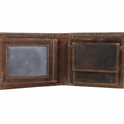 Discount Greenburry Vintage Geldbörse RFID Leder 12,5 cm braun