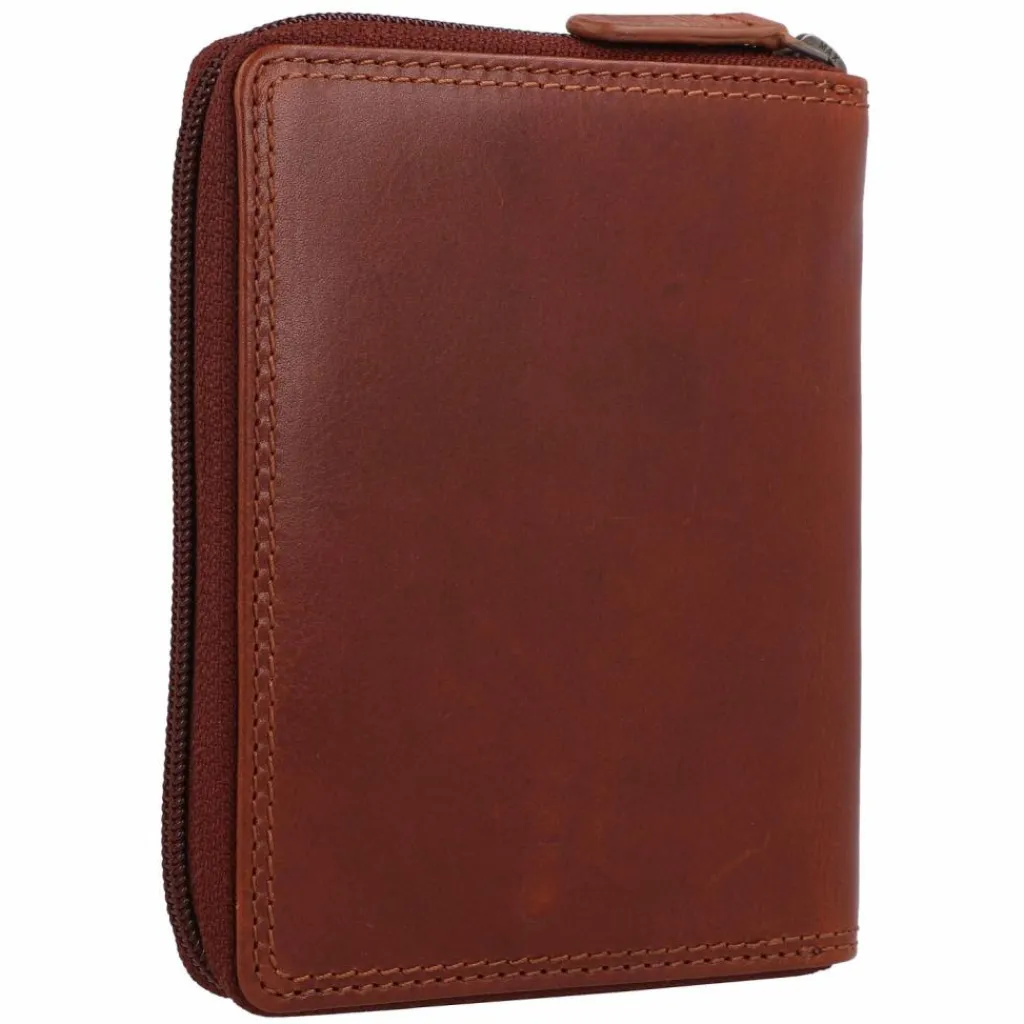 Best Greenburry Vintage Geldbörse RFID Schutz Leder 12.5 cm natur