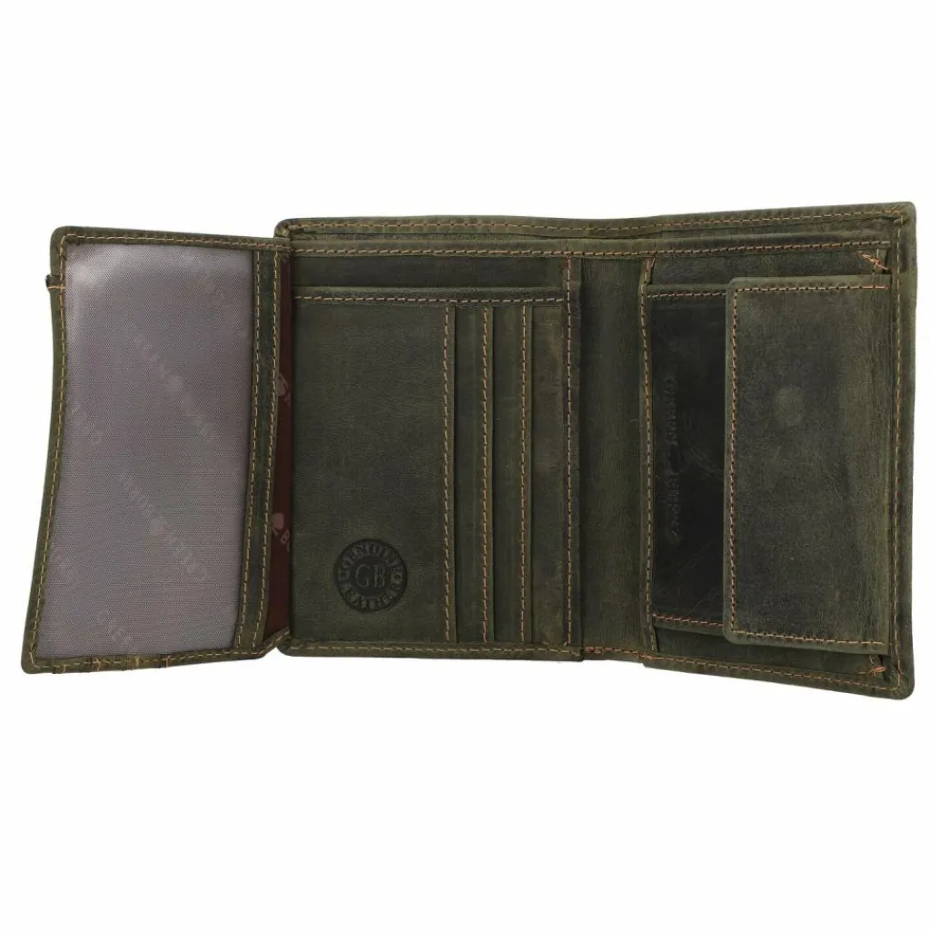 Greenburry Herrengeldbörsen Querformat<Vintage Geldbörse Leder 9.5 cm wild boar