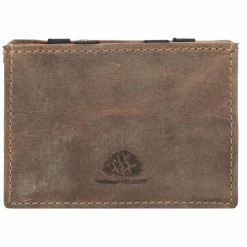 Greenburry Herrengeldbörsen Querformat<Vintage Geldbörse Leder 7.5 cm brown