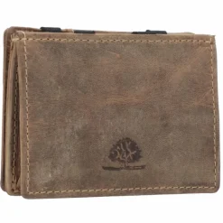 Greenburry Herrengeldbörsen Querformat<Vintage Geldbörse Leder 7.5 cm brown