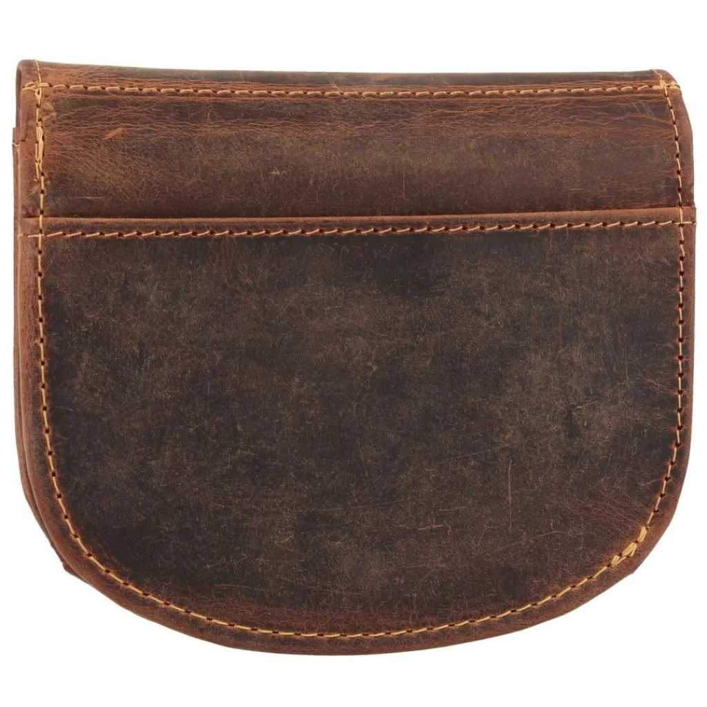Greenburry Herrengeldbörsen Querformat<Vintage Geldbörse Leder 11,5 cm braun
