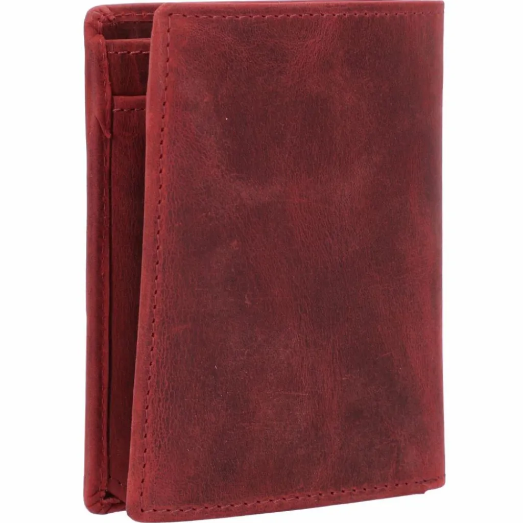 Clearance Greenburry Vintage Geldbörse Hirsch Leder 9,5 cm braun