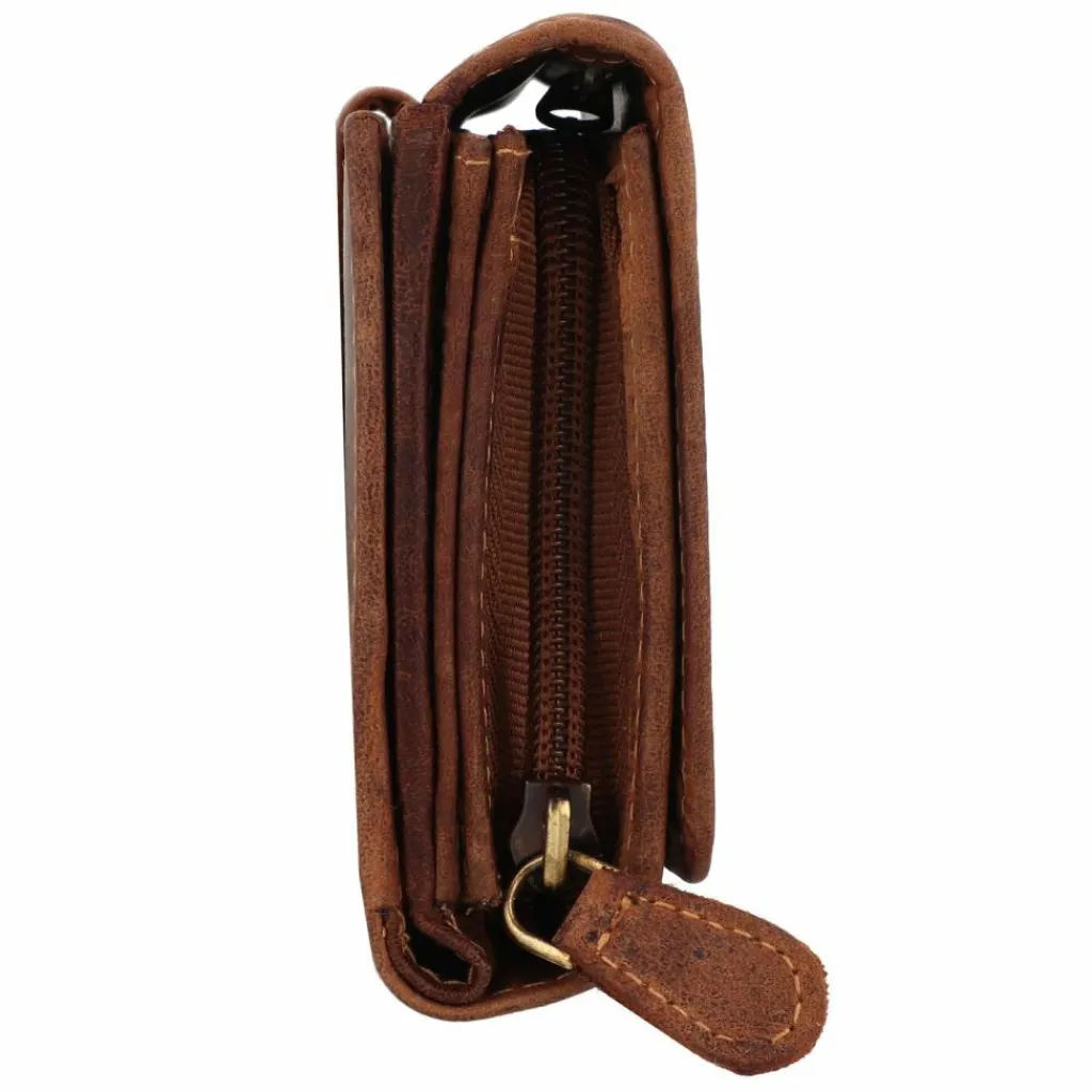 Greenburry Damengeldbörsen Querformat<Vintage Geldbörse Leder 17 cm brown
