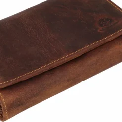 Greenburry Damengeldbörsen Querformat<Vintage Geldbörse Leder 17 cm brown
