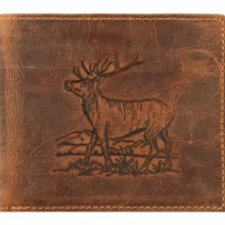 Online Greenburry Vintage Geldbörse Leder 12 cm braun