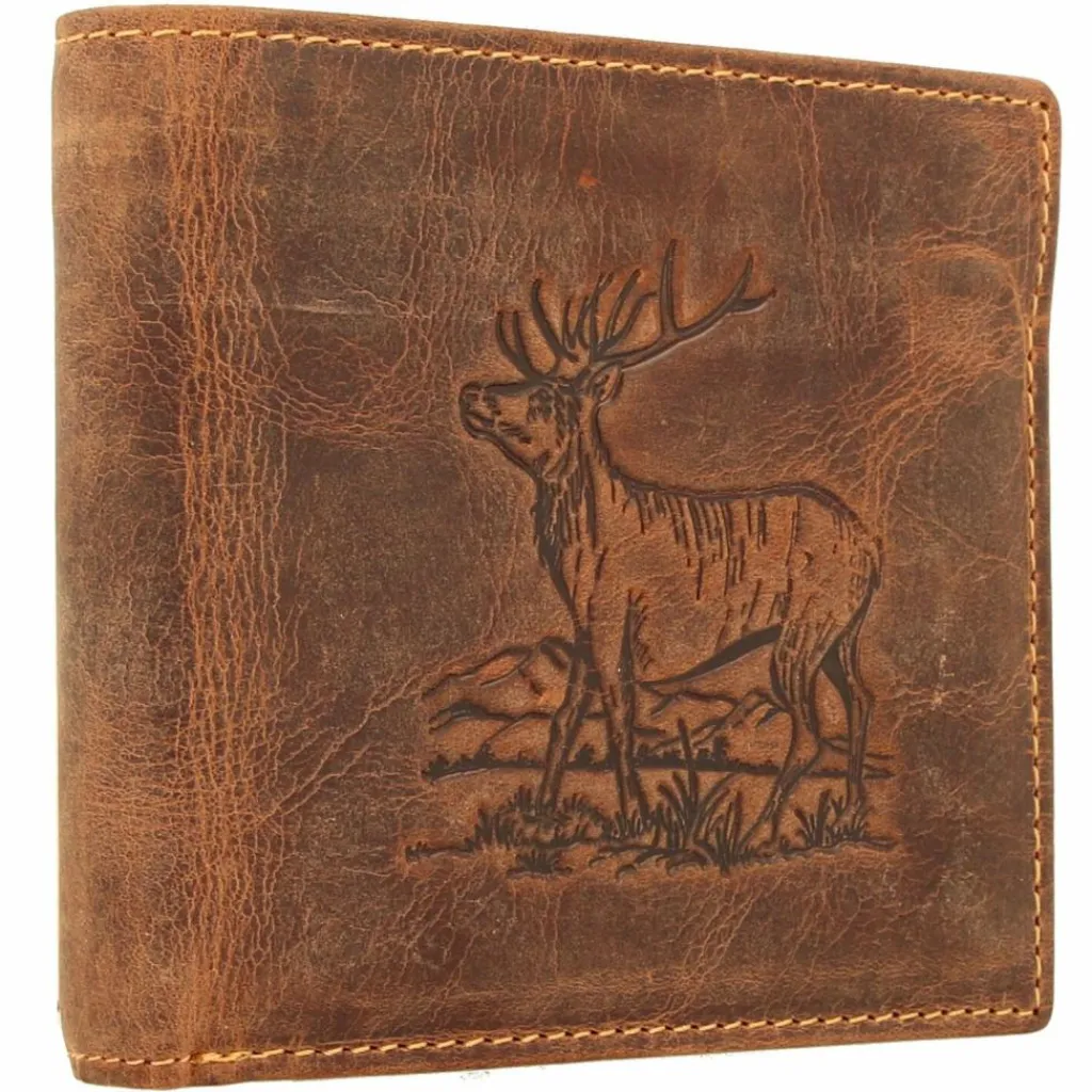 Online Greenburry Vintage Geldbörse Leder 12 cm braun