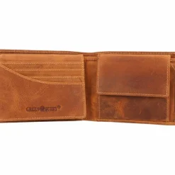 Herren Greenburry Vintage Geldbörse Leder 12 cm