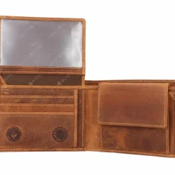 Herren Greenburry Vintage Geldbörse Leder 12 cm