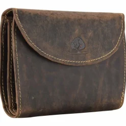 Hot Greenburry Vintage Geldbörse Leder 13,5 cm braun