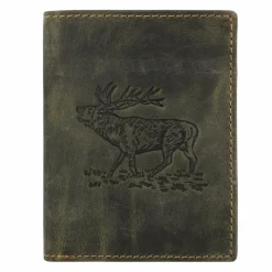 Outlet Greenburry Vintage Geldbörse Leder 9.5 cm stag