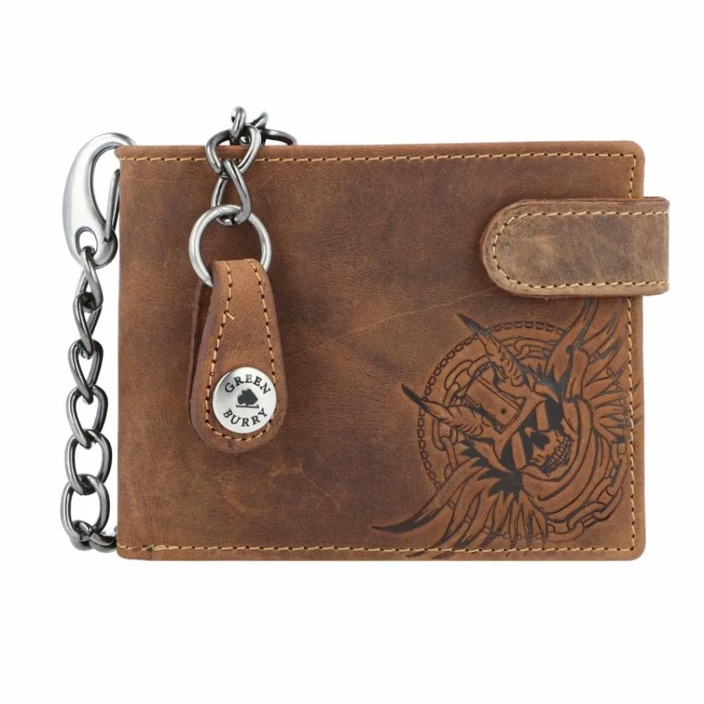 Best Greenburry Vintage Geldbörse Leder 12 cm braun