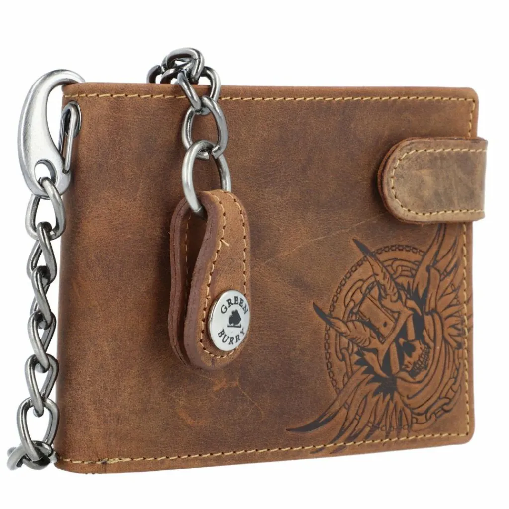 Best Greenburry Vintage Geldbörse Leder 12 cm braun