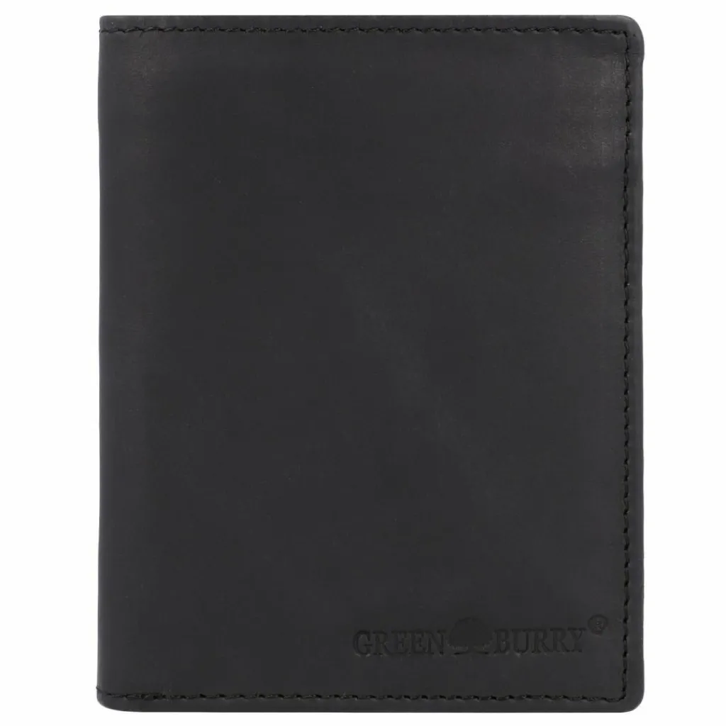 Herren Greenburry Vintage Geldbörse RFID Leder 10 cm