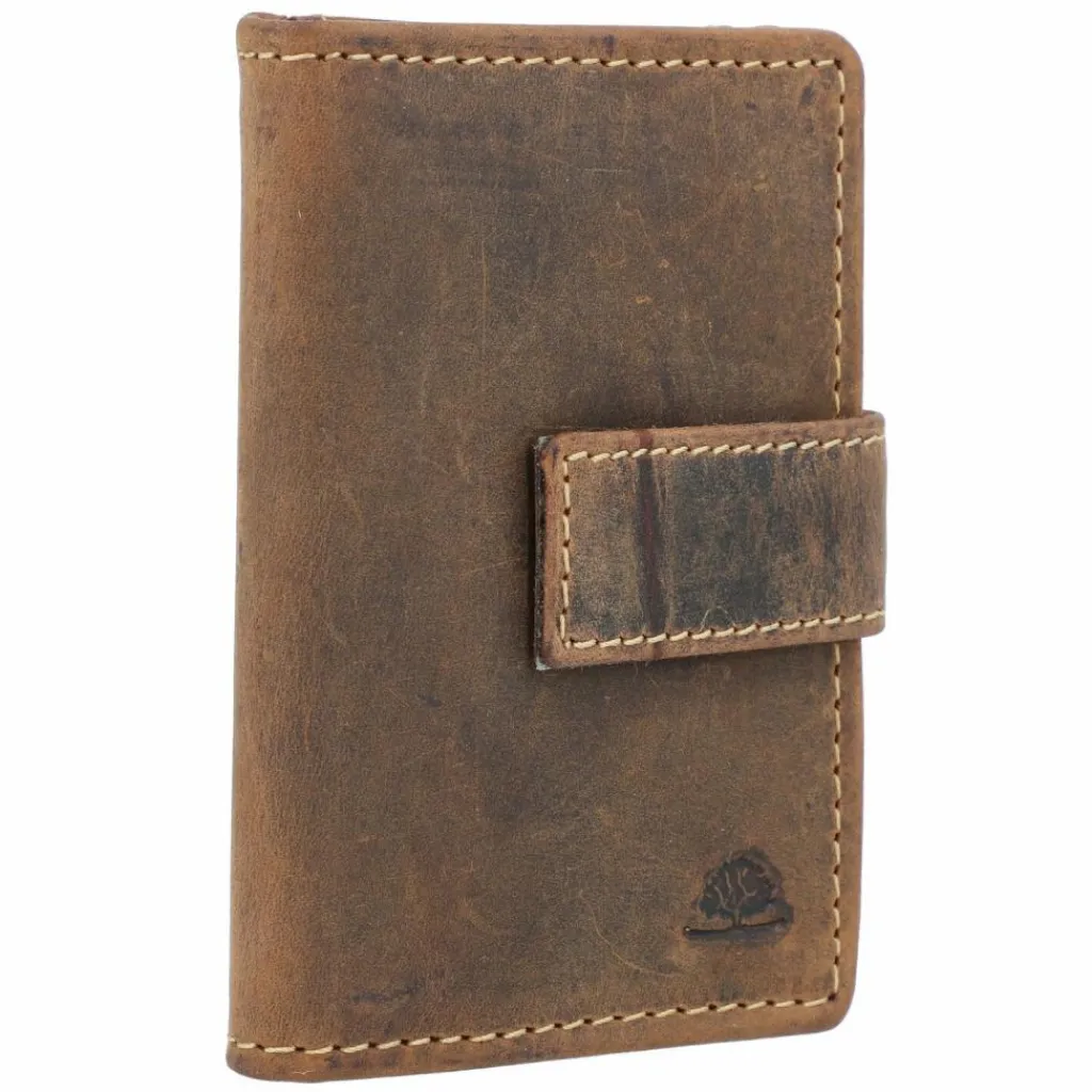 Best Greenburry Vintage Geldbörse RFID Leder 7 cm braun