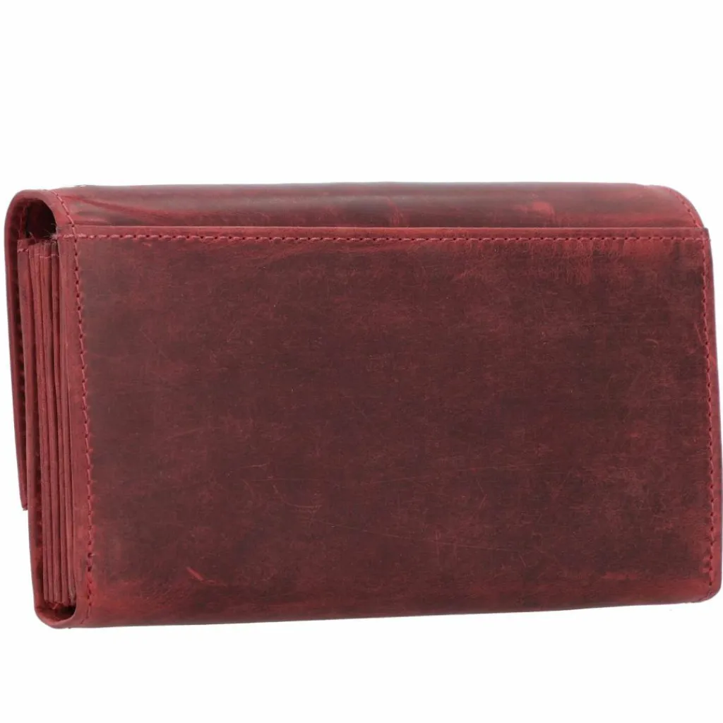 Greenburry Damengeldbörsen Querformat<Vintage Geldbörse Leder 17.5 cm rusty red