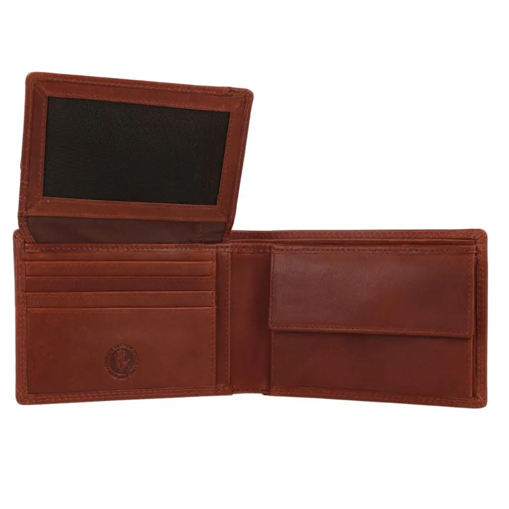 Online Greenburry Vintage Geldbörse RFID Schutz Leder 12.5 cm natur