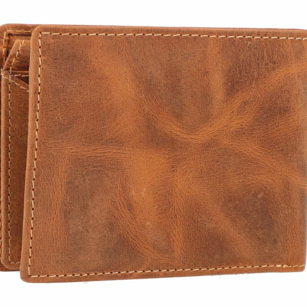 New Greenburry Vintage Geldbörse Leder 12 cm stier