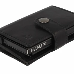 Greenburry Herrengeldbörsen Hochformat<Vintage Geldbörse RFID Schutz Leder 10 cm black