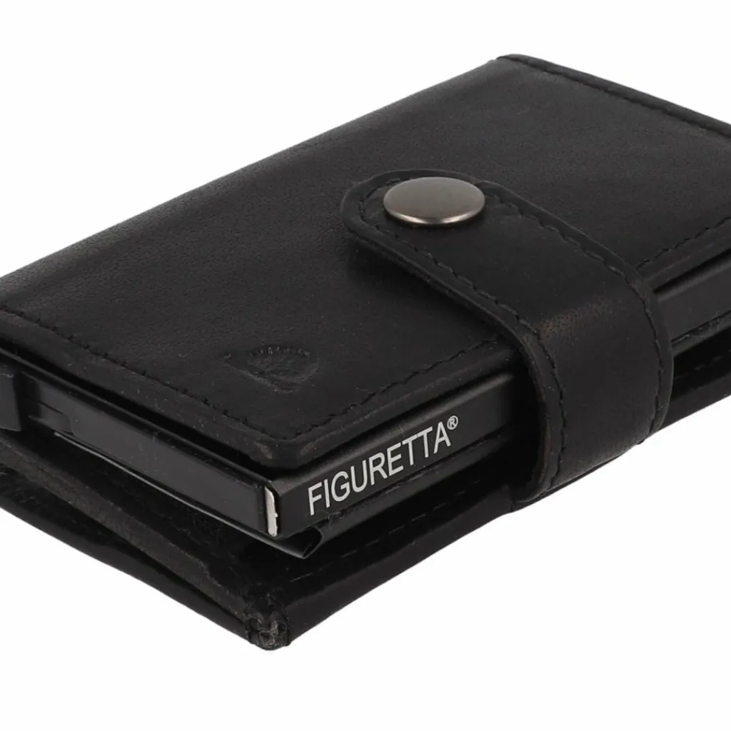 Greenburry Herrengeldbörsen Hochformat<Vintage Geldbörse RFID Schutz Leder 10 cm black