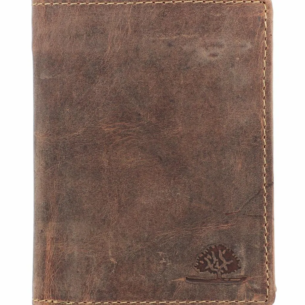 Herren Greenburry Vintage Geldbörse RFID Leder 10 cm