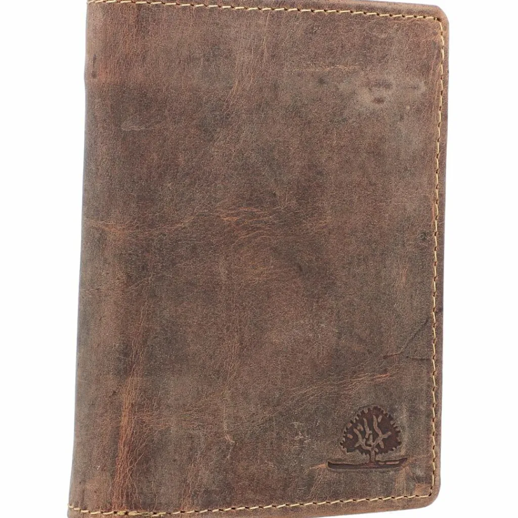 Herren Greenburry Vintage Geldbörse RFID Leder 10 cm