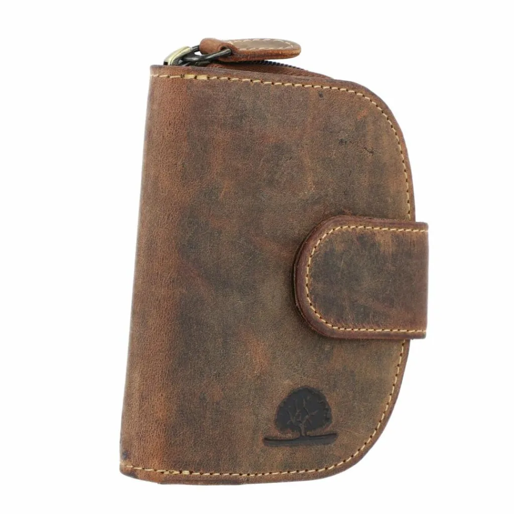 Discount Greenburry Vintage Geldbörse Leder 9 cm braun