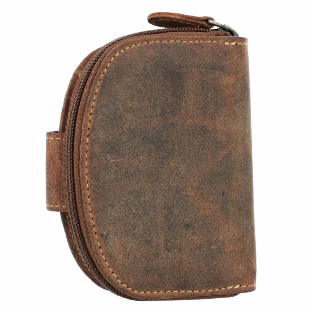 Discount Greenburry Vintage Geldbörse Leder 9 cm braun