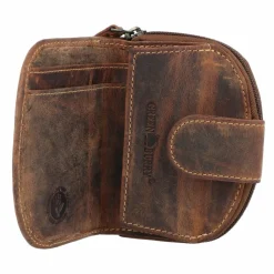 Discount Greenburry Vintage Geldbörse Leder 9 cm braun