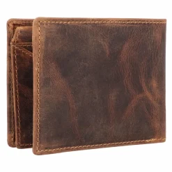 New Greenburry Vintage Geldbörse mit Fisch-Prägung Leder 12 cm zander