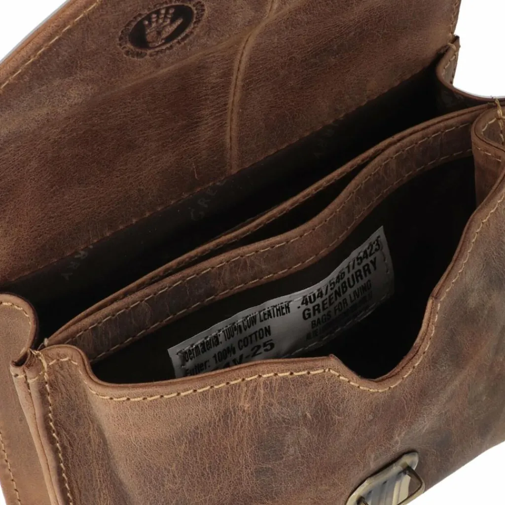 Greenburry Vintage Gürteltasche Leder 15 cm