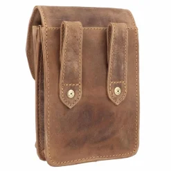 Greenburry Gürteltaschen<Vintage Gürteltasche Leder 11 cm brown