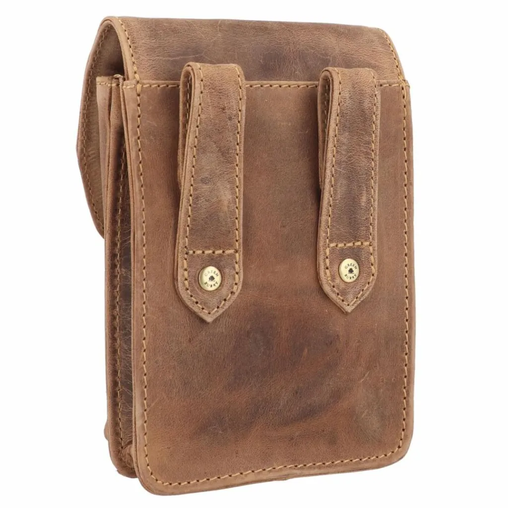 Greenburry Gürteltaschen<Vintage Gürteltasche Leder 11 cm brown
