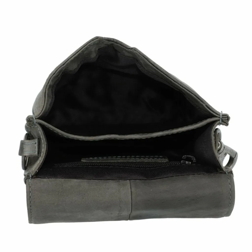 Clearance Greenburry Vintage Gürteltasche Leder 15 cm charcoal