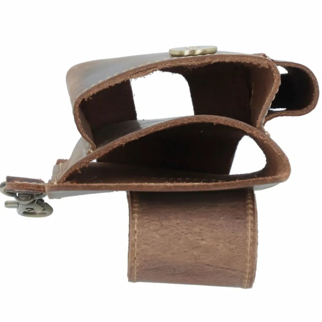 Greenburry Gürteltaschen<Vintage Gürteltasche Leder 8 cm brown