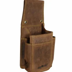 Greenburry Gürteltaschen<Vintage Gürteltasche Leder 14,5 cm braun