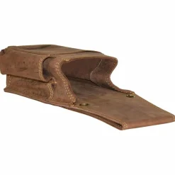 Greenburry Gürteltaschen<Vintage Gürteltasche Leder 14,5 cm braun