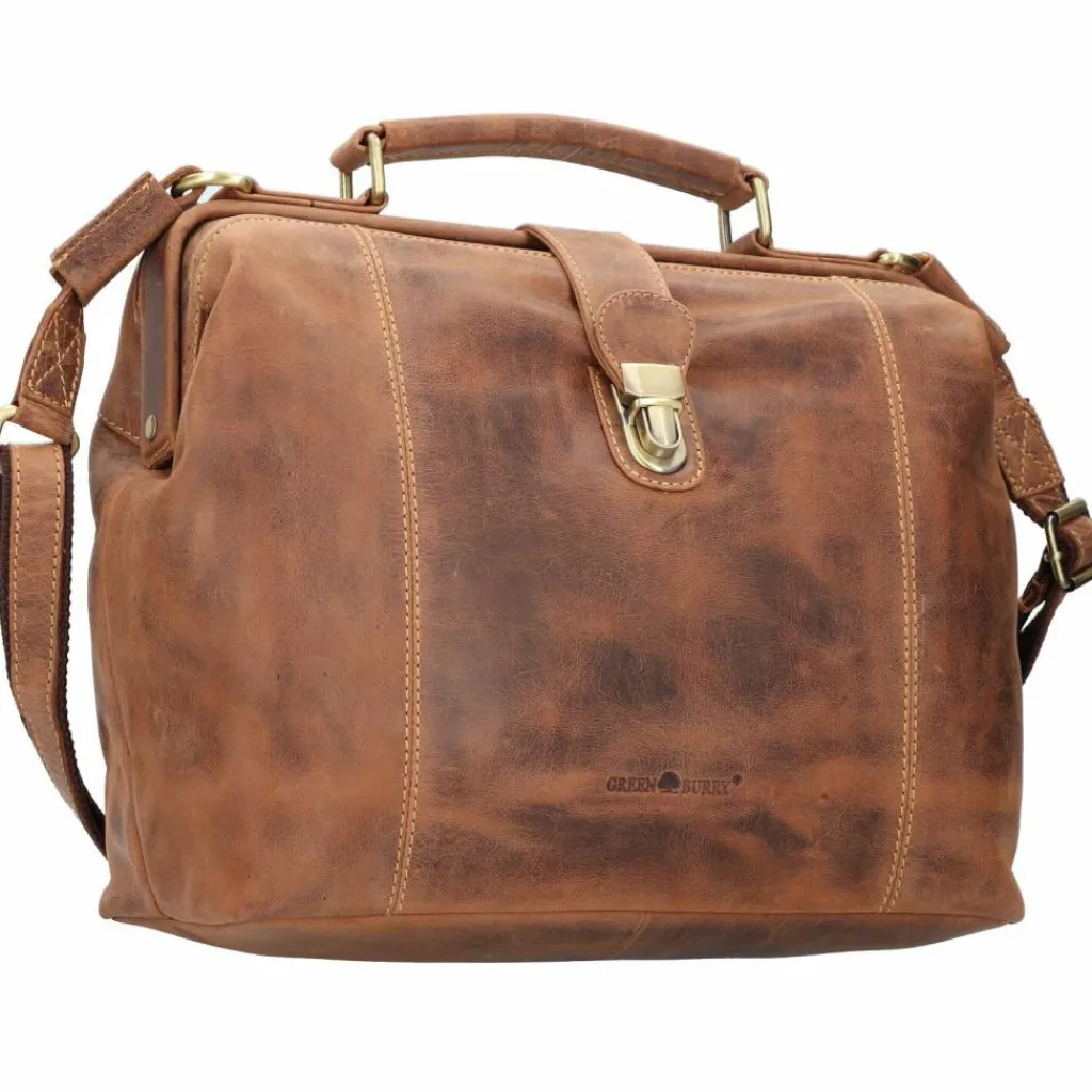 Greenburry Vintage Handtasche Leder 32 cm