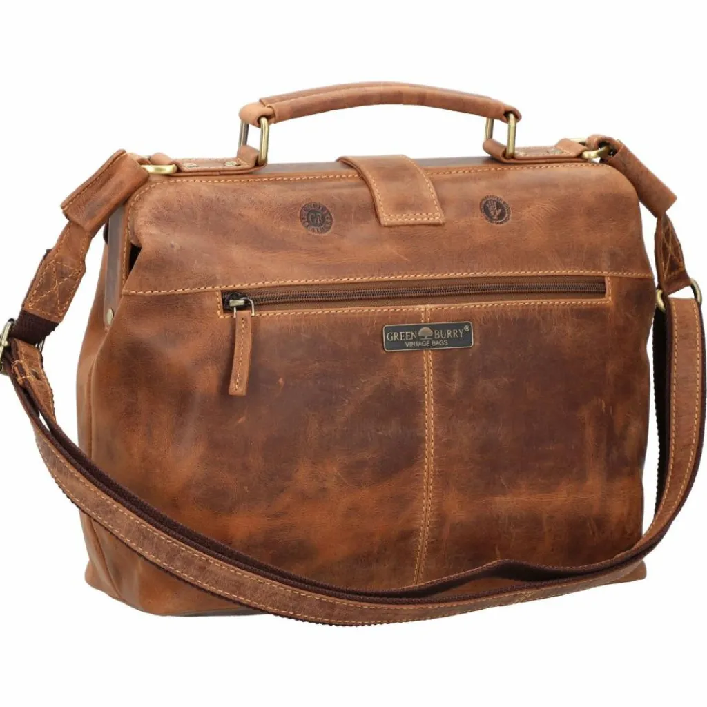 Greenburry Vintage Handtasche Leder 32 cm