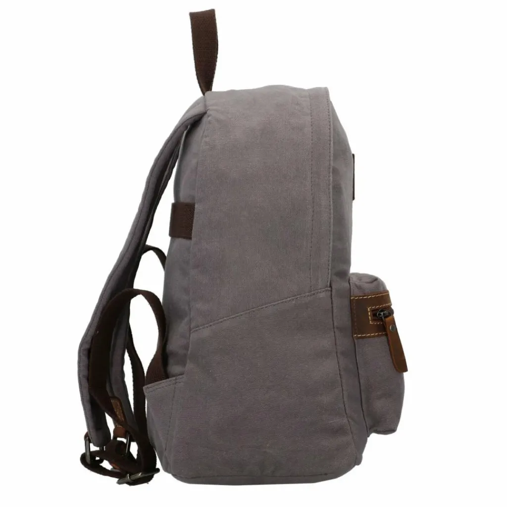 Greenburry Daypacks<Vintage Hemp Rucksack 36 cm light grey