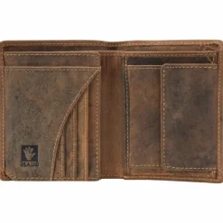 Herren Greenburry Vintage Hirsch Geldbörse Hirsch Leder 9,5 cm