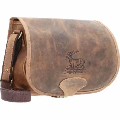 Greenburry Vintage Hunting Bag Umhängetasche Leder 30 cm