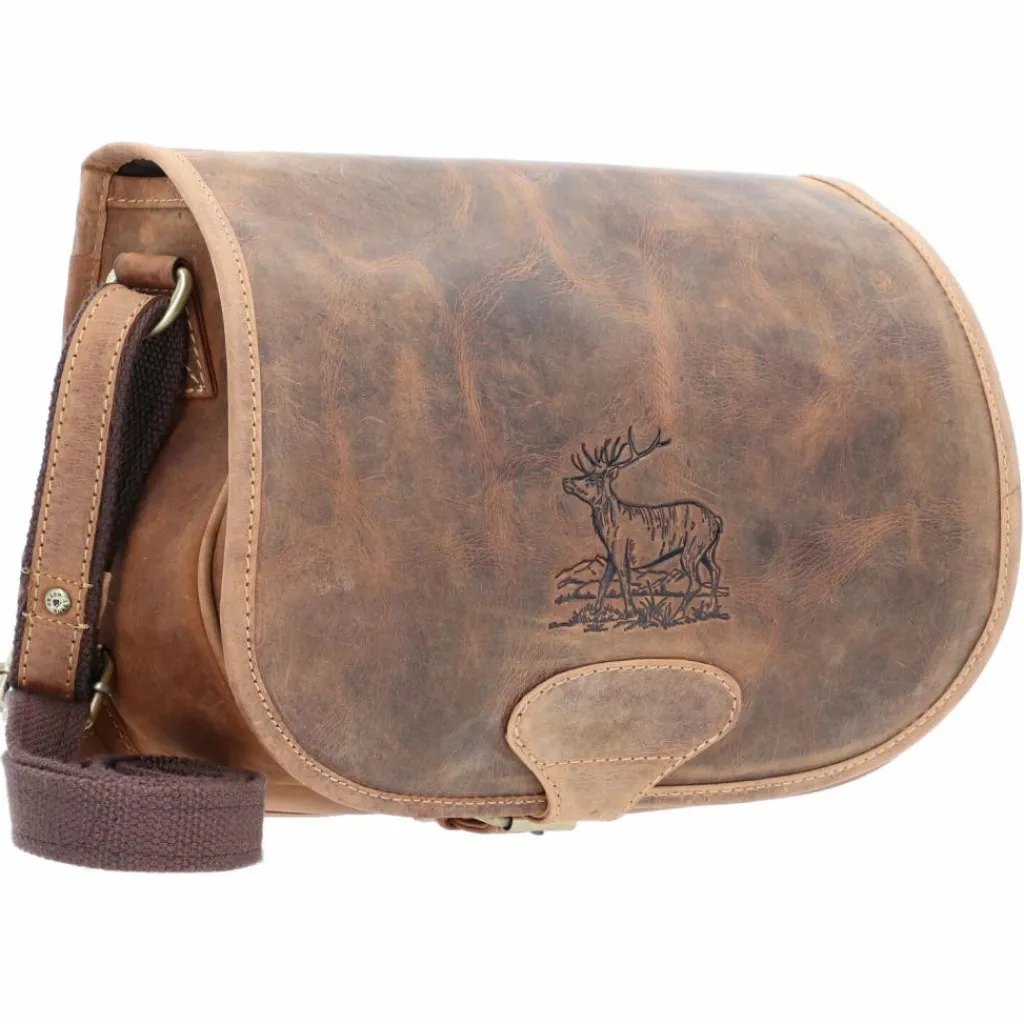 Greenburry Vintage Hunting Bag Umhängetasche Leder 30 cm