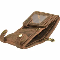 Herren Greenburry Vintage Indian Geldbörse Leder 10 cm