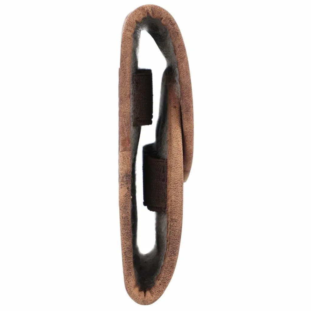 New Greenburry Vintage Jagd-Patronentasche Leder 11 cm brown